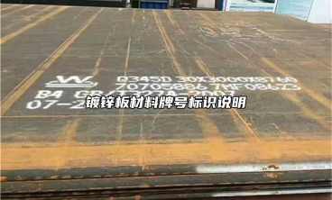 鍍鋅板材料牌號標識說明